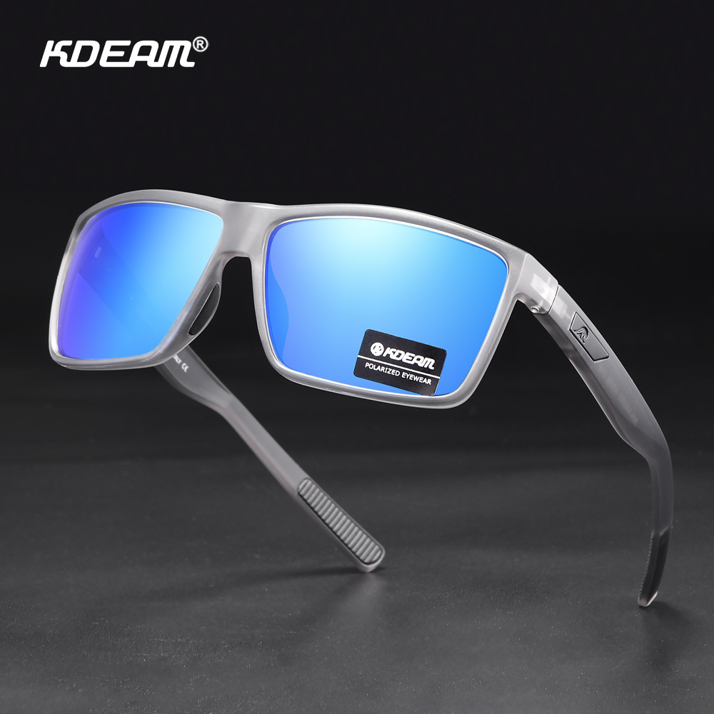 KDEAM neue quadratische rahmen brille männer fahren polarisierte sonnenbrille outdoor reise anti UV400 sonnenbrille KD029_voghion.com