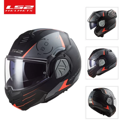Universal Winter Helmet Ff906, Motorcycle Safety Supplies - matte-blackorange-code-l