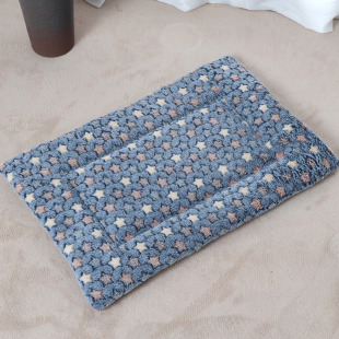 Cartoon Bear Flannel Roll Cat Pet Blanket Dog Mat Quilt Dog Household Pet Supplies Four Seasons Universal