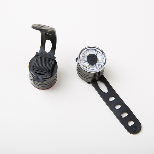 New high-brightness portable aluminum alloy bicycle tail light set outdoor night riding light lighting equipment manufacturer wholesale