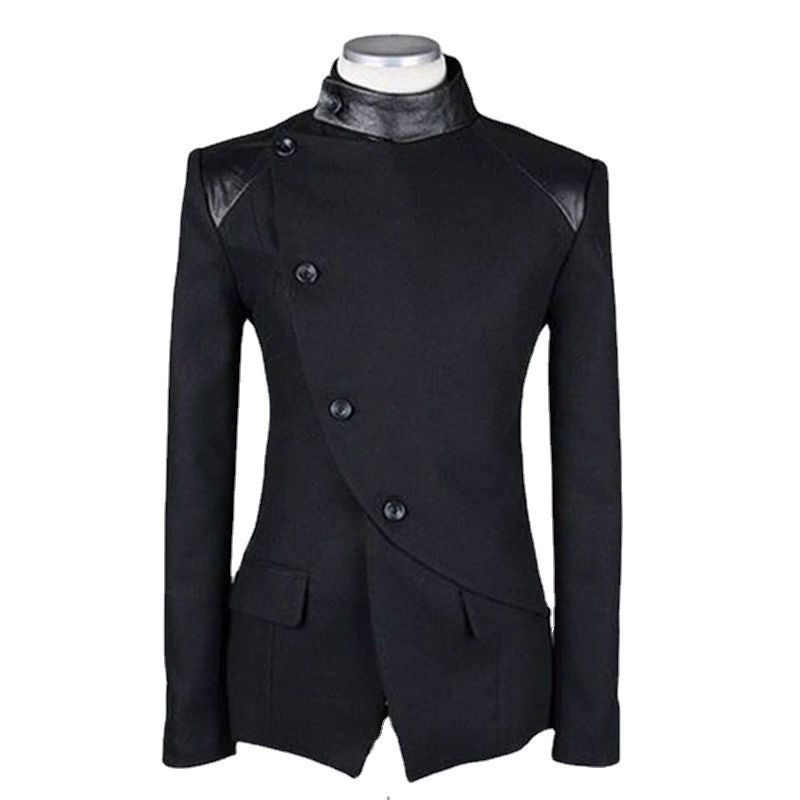 (Граница торговли), шерстяное пальто, куртка, асимметричный костюм, slim fit