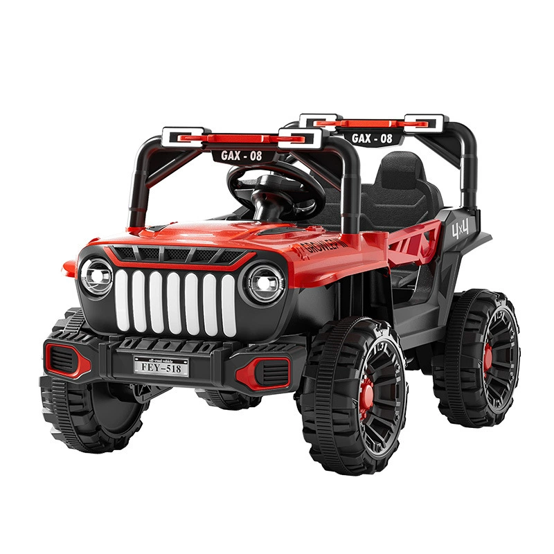 Электрическая машина на четырех колесах, внедорожник для мужчин и женщин, девочки, детская игрушка с сиденьем, управление дистанционное