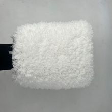 厂家供应双面加厚长毛绒擦车手套超细纤维吸水清洁珊瑚绒洗车手套