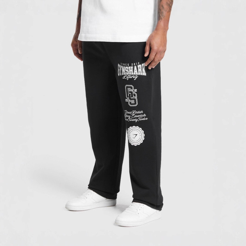 Gymshark Men's Sports Pants Jogger Gym Muscle Bodybuilding Casual Pants Printed Long Pants