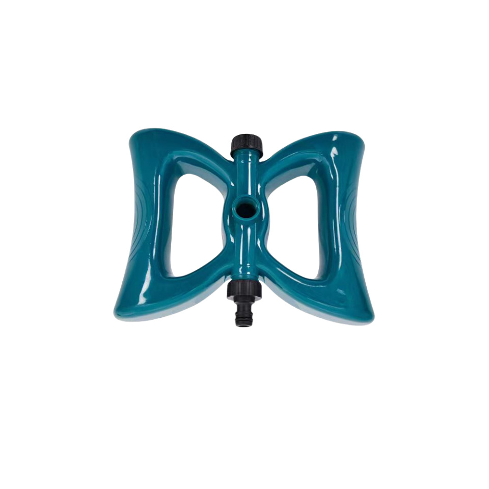 360 grados rociadores rotativos automáticos para riego de vivero rociadores de tres puntas en serie