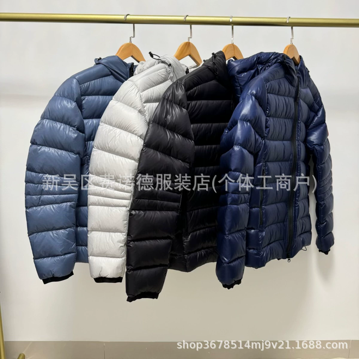 Crofton Hoody channel Men's and women'sstyles Down jacket