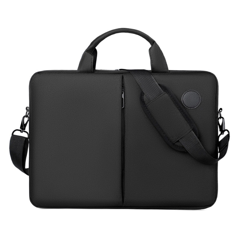 Cross-Border New Style Computer Bag for Men, Business Commuting Laptop Portable Shoulder Briefcase, Wear-Resistant