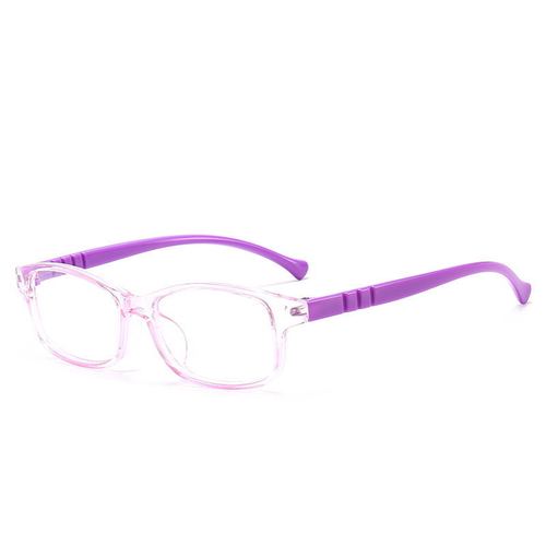 新款时尚儿童防兰光平光镜 轻盈舒适小孩彩色潮流平光眼镜框1012
