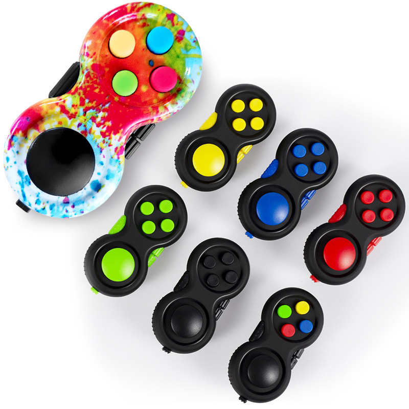การบีบอัดที่มีสีสันจับ Fidget แผ่นบีบอัดก้อนความวิตกกังวลบรรเทาการบีบอัดของเล่นข้ามชายแดนพิเศษ