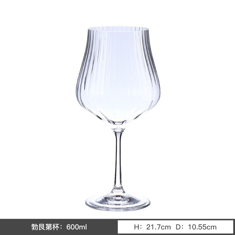 Checo puro original importación de cristal sin plomo taza de vino vino vino vino de champagne taza de cristal de alta calidad estrictamente elegido taza de cerveza comercial