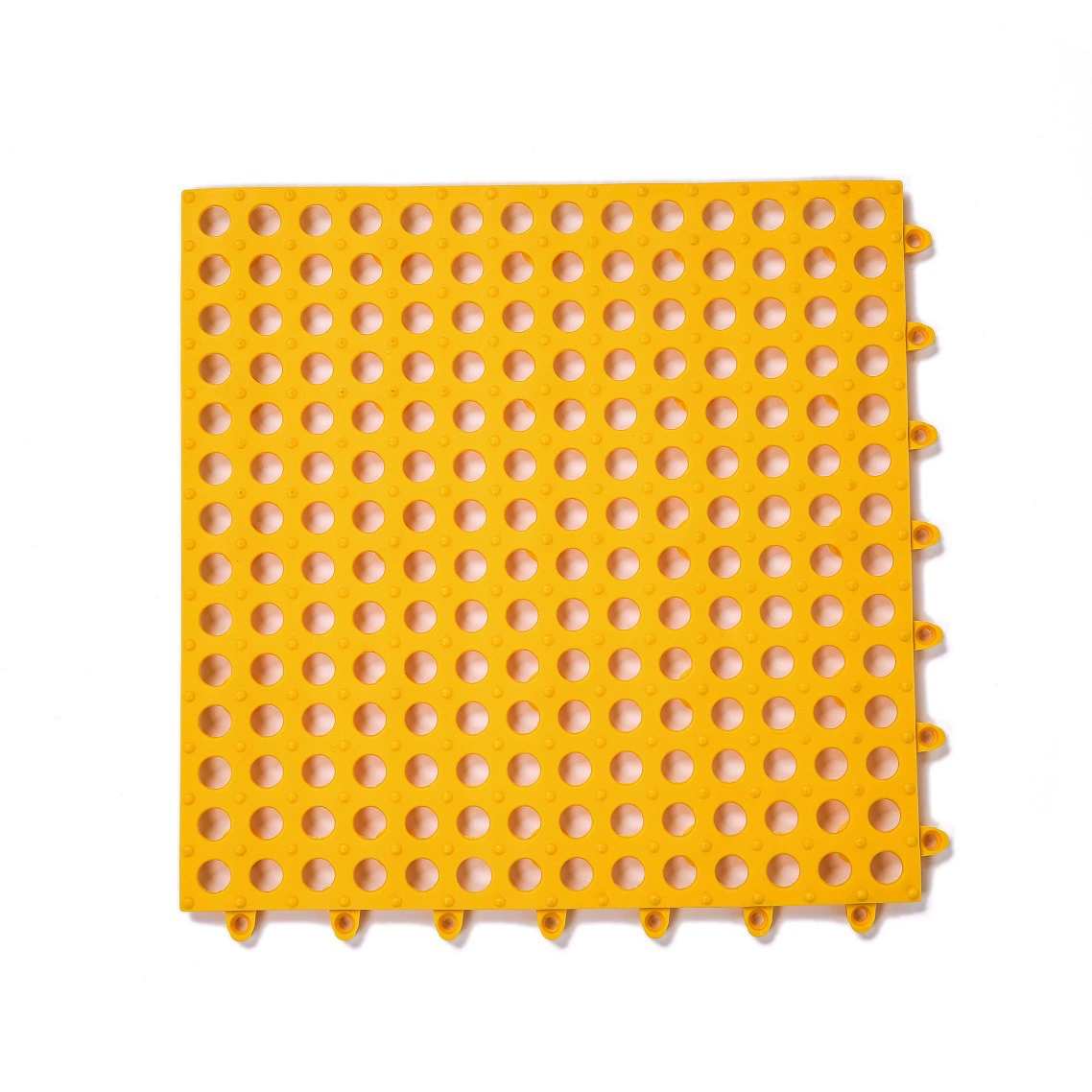 Anti-Slip Bathroom Floor Panel, TPE 30×30 cm, Hollow Drainage Shower Mat Tile