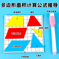 Magnetic polygon area calculation formula derivation indicator rectangle parallelogram triangle trapezoid