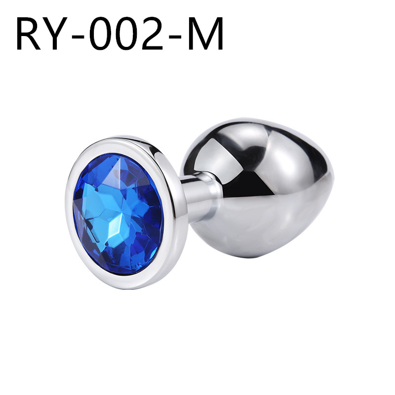 Volver corte metal anal plug adulto hombres y mujeres SM compartir masturbación clímax sexy anal plug adulto suministros pequeño mediano grande