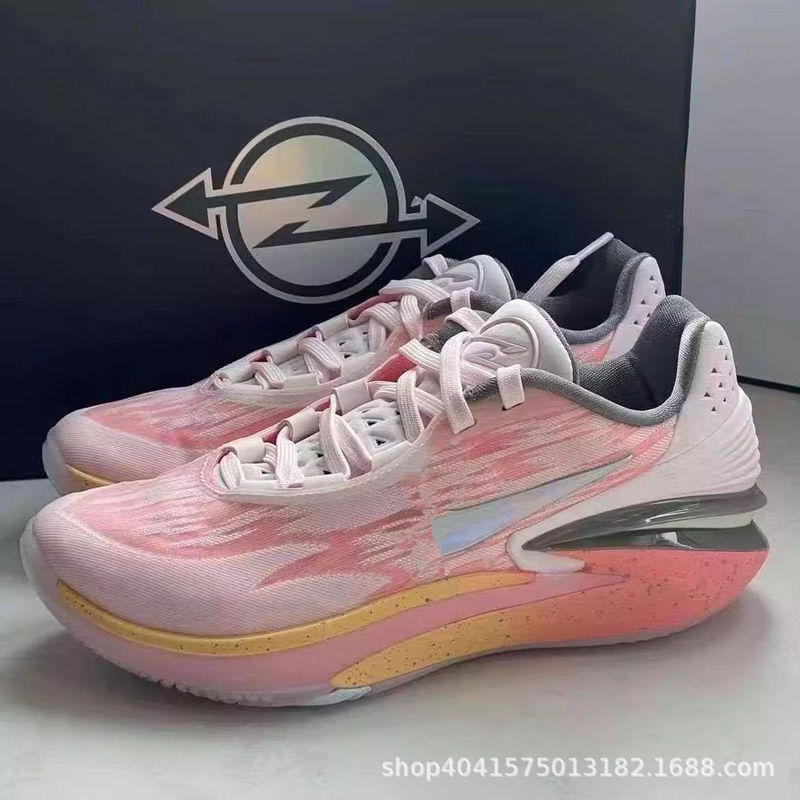 Sufa Gtcut2 Peach Basketball Shoes Men's Shoes Shock-Absorbing Practical Gt2 Low-Top Full-Length Air-Cushion Sports Shoes