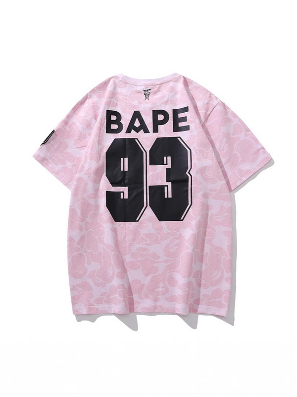 クロスボーダー迷彩スポーツ半袖Ape International共同ブランドファッションラウンドネック通気性3DプリントTシャツ卸売|undefined