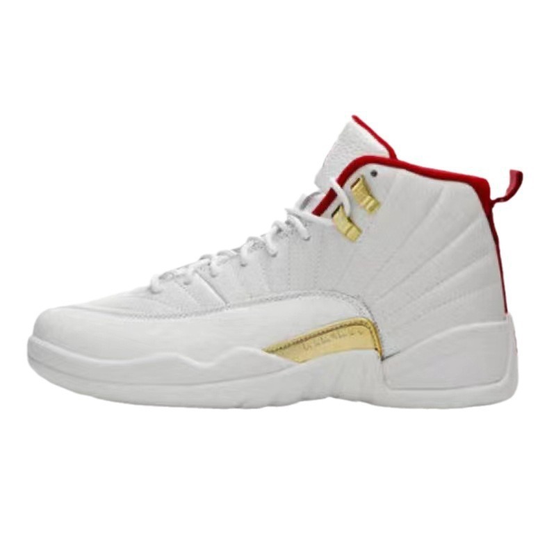 Fábrica de zapatos Putian aj12 botón de oro negro Copa del Mundo botón de oro Gamarranjo 12 zapatos de baloncesto de carbono para hombres y mujeres transfronterizos image 6