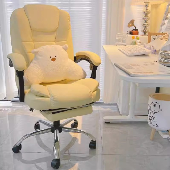 Home Computer Chair Dormitory Chair Sedentary Student Desk Chair Bedroom Learning Writing Back Chair Simple Lifting and Rotating