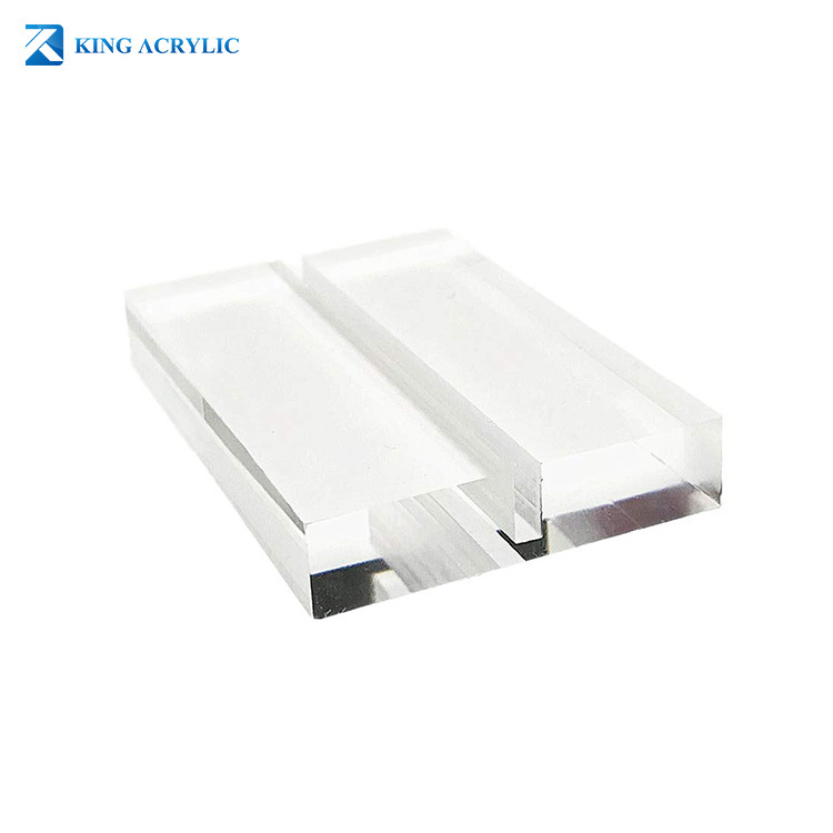 透明开槽桌面展示牌立式卡槽支架 桌号牌固定托架 亚克力底座