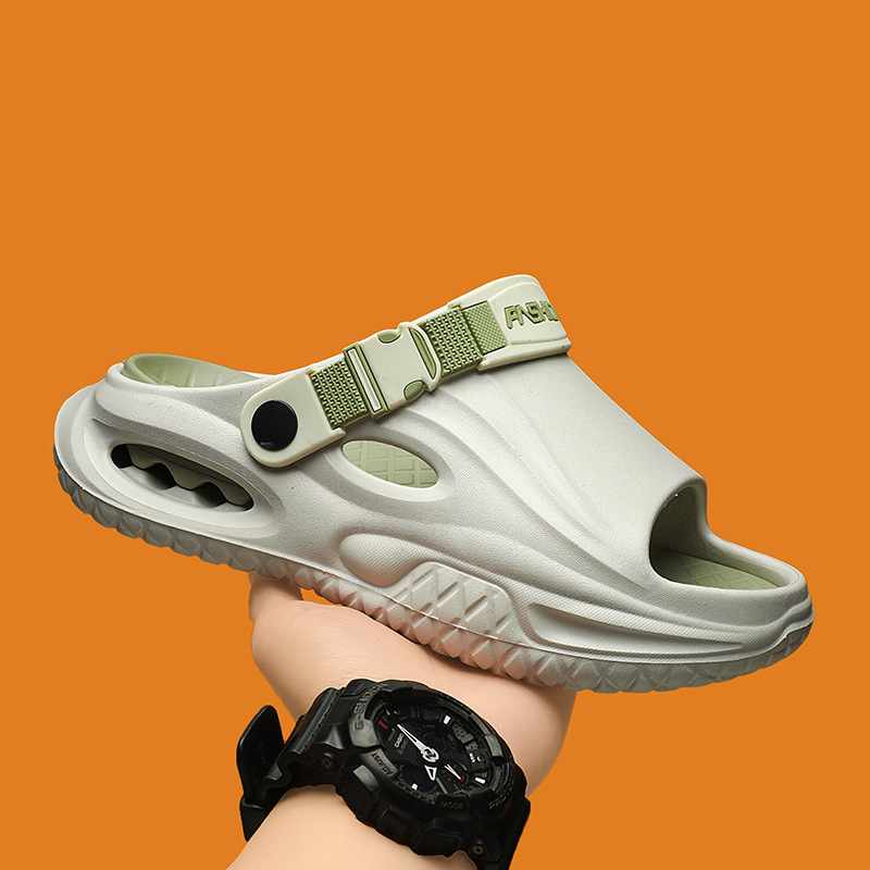 Herenslippers met zachte zool voor zomerse buitenactiviteiten, dikke waadschoenen van topkwaliteit voor op het strand, antislip sandalen voor diverse doeleinden in grote maten_voghion.com