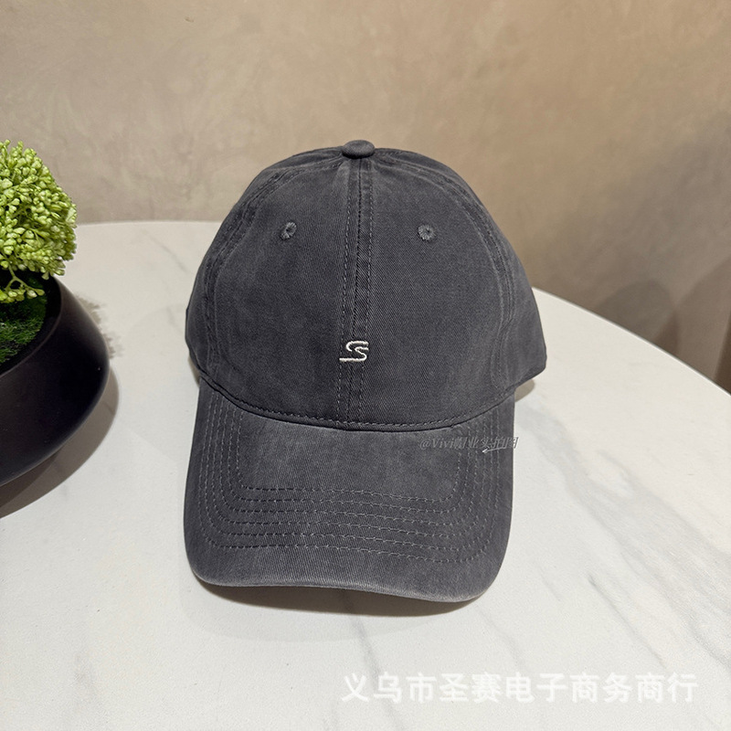 韩版小字母简约棒球帽子女春秋时尚百搭显脸小情侣鸭舌帽男ins潮|undefined