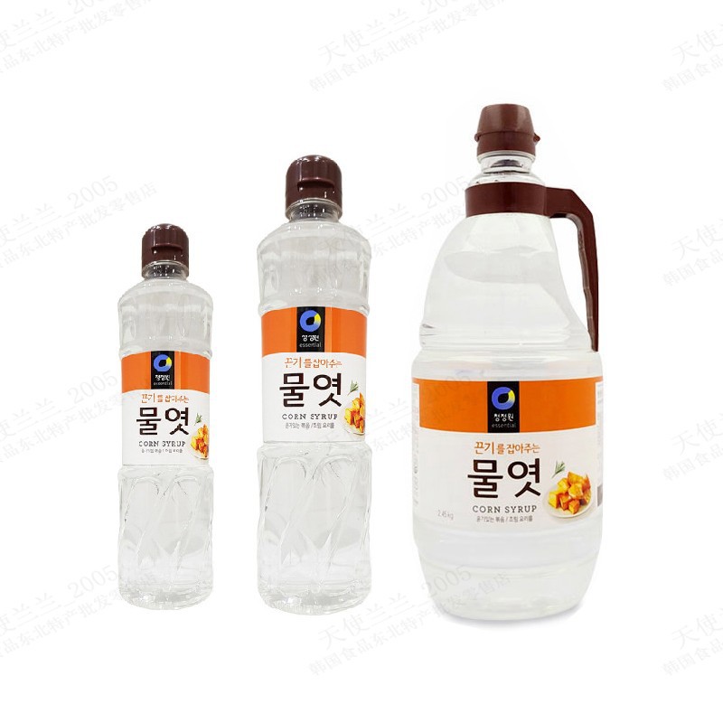 整箱韩国进口清净园水饴白糖稀玉米麦芽糖浆牛轧糖烘焙材料商用