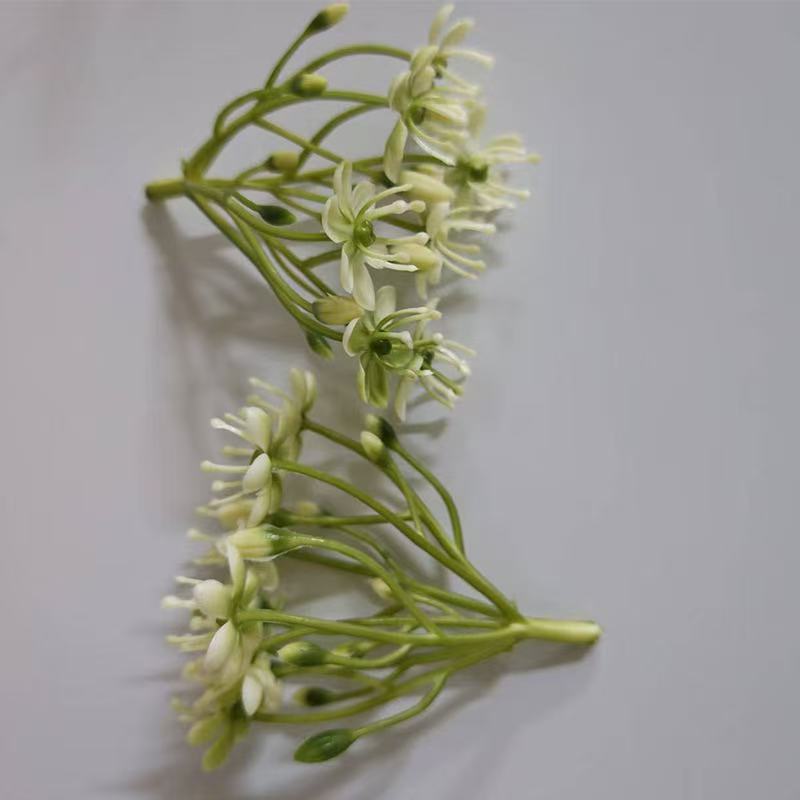 仿真花水草配件7头果粒小雏菊塑料花花头   仿真水草配件工厂批发