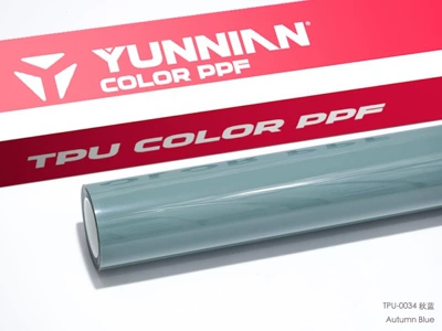 Auto Color Change Film crystal TPU car color change - tpu-autumn-blue-dual-use-for-wet-and-dry-surfaces-15215m