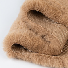20-mao big rabbit fur fabric, Snow Rabbit-style faux rabbit fur scarf material, used for clothing, footwear, luggage, bags, and plush toy production.