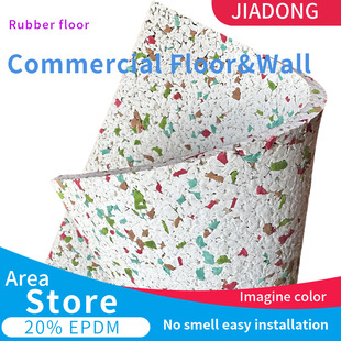 Epdm Rubber Roll Wallpaper Carpet Decoration Material Display Props Shelf Plastic Floor Mat Silicone Particle Floor Rubber