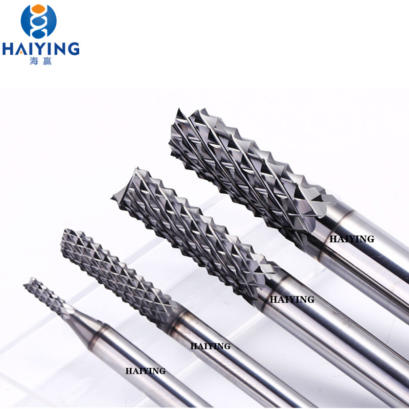 海赢碳纤维PCD金刚石玉米铣刀石墨玻璃纤维复合材料切割航空钨钢