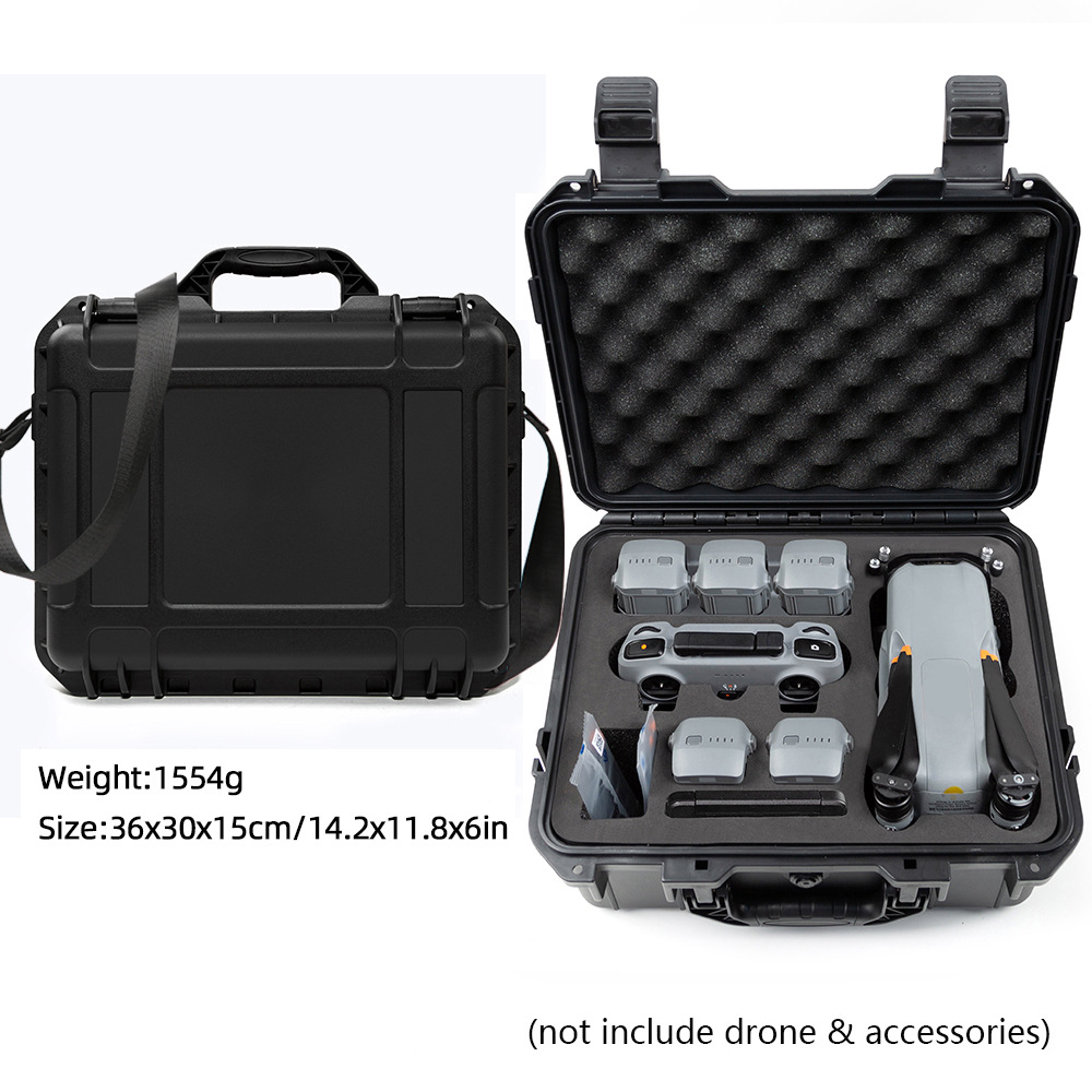 Aplicable a Dajiang air3 bolsa de almacenamiento de aire 3 caja a prueba de explosiones DJI aire 3 caja de almacenamiento con pantalla RC bolsa de control remoto