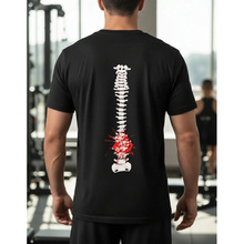 【跨境欧码】Playera Gym Columna Rota Musculosa Deportiva