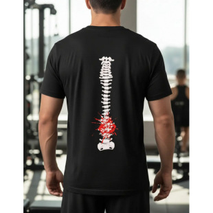 ���羳�W�a��Playera Gym Columna Rota Musculosa Deportiva