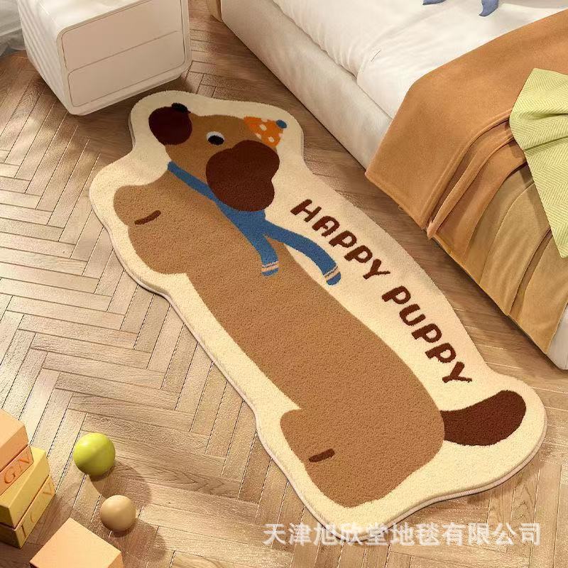 파란색 스카프 강아지