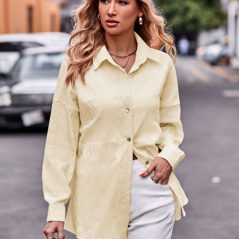 autumn demi-season shirt for leisure