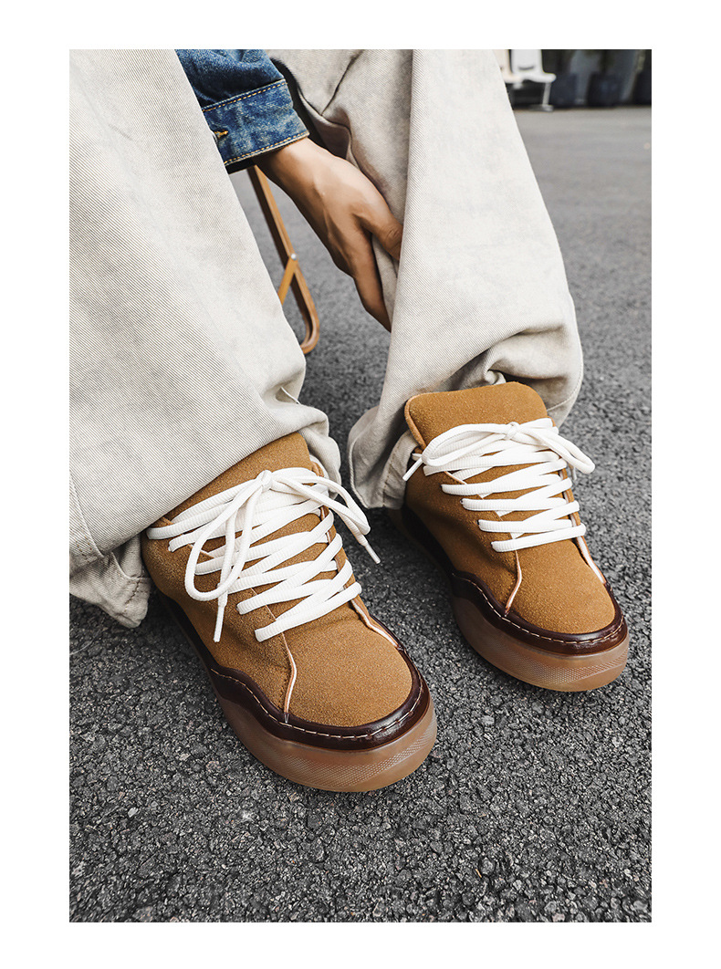 Herren Freizeitschuhe Mit Dicker Sohle Und Plateau Absatz_voghion.com