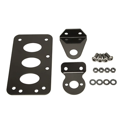 Motorcycle Harley Cruise Prince Car Modified Retro chopper bobber Rear License Plate Holder License Plate Bracket (Motorcycle Safety Supplies) - black-retro-license-plate-rack-b