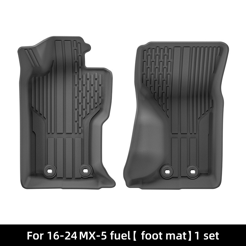 Mazda TPE Car Floor Mats for Mazda MX-5 2016-2024 + Trunk Mat (Modelə uyğun ayaqaltı) - front-row-floor-mats-for-2016-2024-mazda-mx-5-miata-fuel
