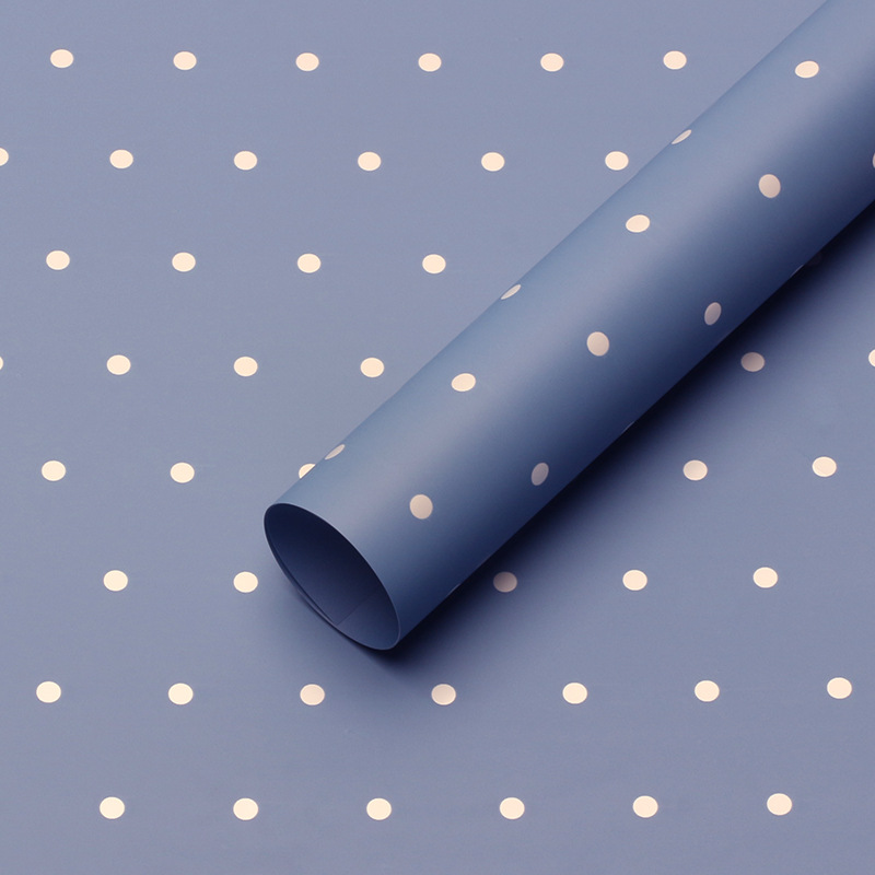 Roland Little Dots Ouya Paper Papel de envolver de flores Diy Regalo Bronceado Ramo de flores Papel de flores Material de floristería