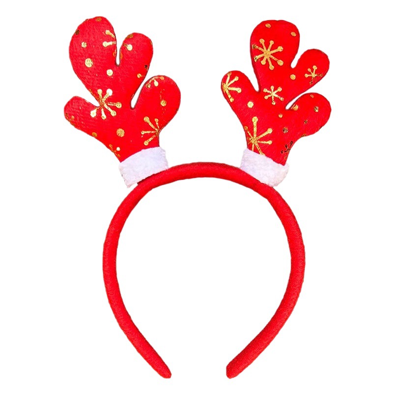 Navidad horquilla diadema de navidad tocado diadema de los niños accesorios para el cabello cabeza hebilla horquilla muñeco de nieve decoraciones arco cap