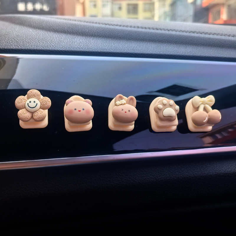 Gancho para coche, lindo y multifuncional en la primera fila, gancho pequeño para coche, dama, celebridad de Internet, gancho adhesivo para copiloto en coche, gancho para colgar