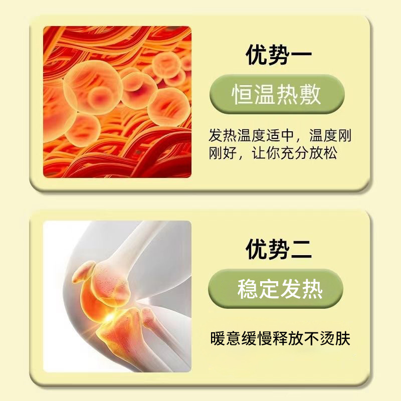 Warm Knee Steam Heat Patch Moxa Self Heating Knee Wrap for Winter Joint Care specifications