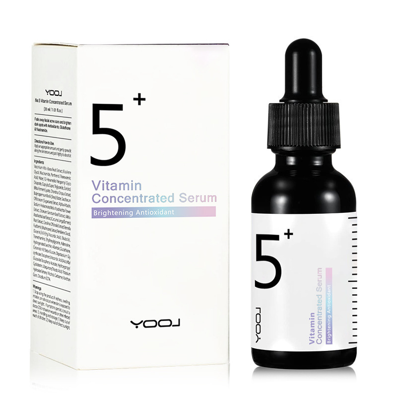 Cross-Border Best-Selling No.5+Vitamin Concentrated Serum Hydrating and Moisturizing Vitamin C Essence