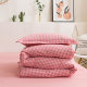 Shu Zunke | | Pure Cotton Classic Plaid Washed Cotton Four-Piece Quilt Cover Single Single Double Simple Skin-Friendly Bed Sheet