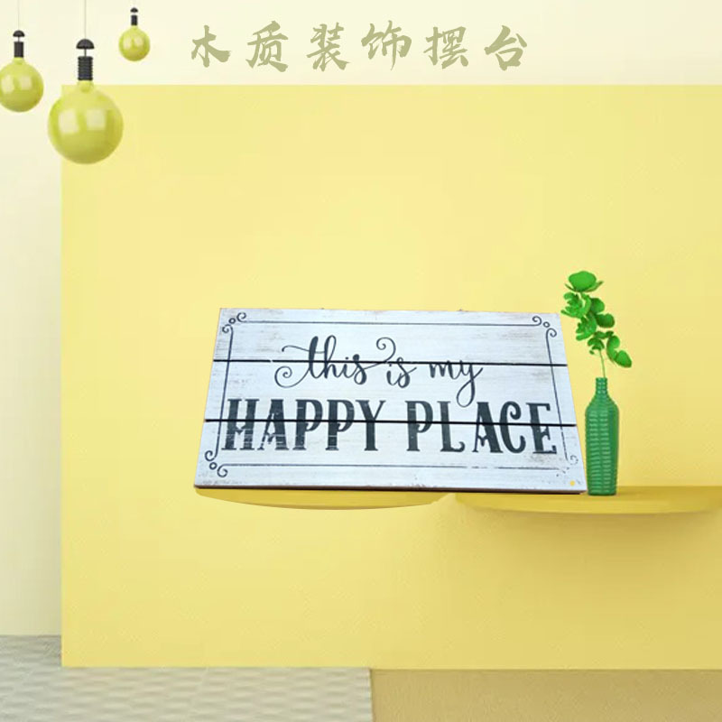 Pintado de madera de campo pastoral americano, puesto de flores, decoración de pared, decoración de pared, decoración de la puerta creativa