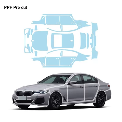 Bmw 5 Series Invisible: Car paint protective film