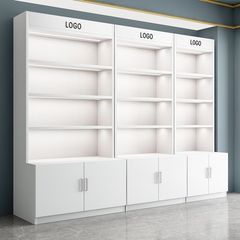 化妆品展示柜美甲美容院产品陈列柜酒柜超市货架置物架子落美之程