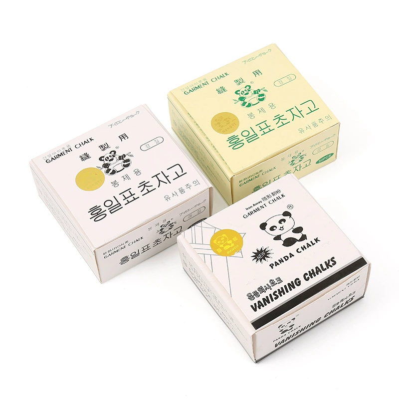 Корейская марка панда невидимая поцарапать порошок одежды маркировка линии рисования ткани