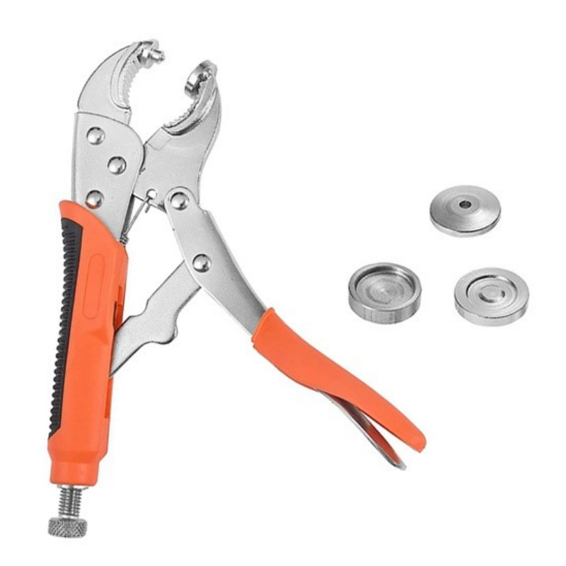 Alicates grandes pequeño manual de prensa multicolor grande hebilla blanca botón Botón accesorios de herramientas de instalación