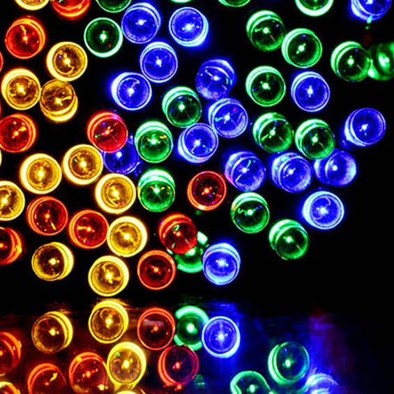 Línea verde oscura de control remoto de hielo LED lámpara de cadena 100M se puede conectar con lámpara de cadena de luz de Navidad estrella de cielo